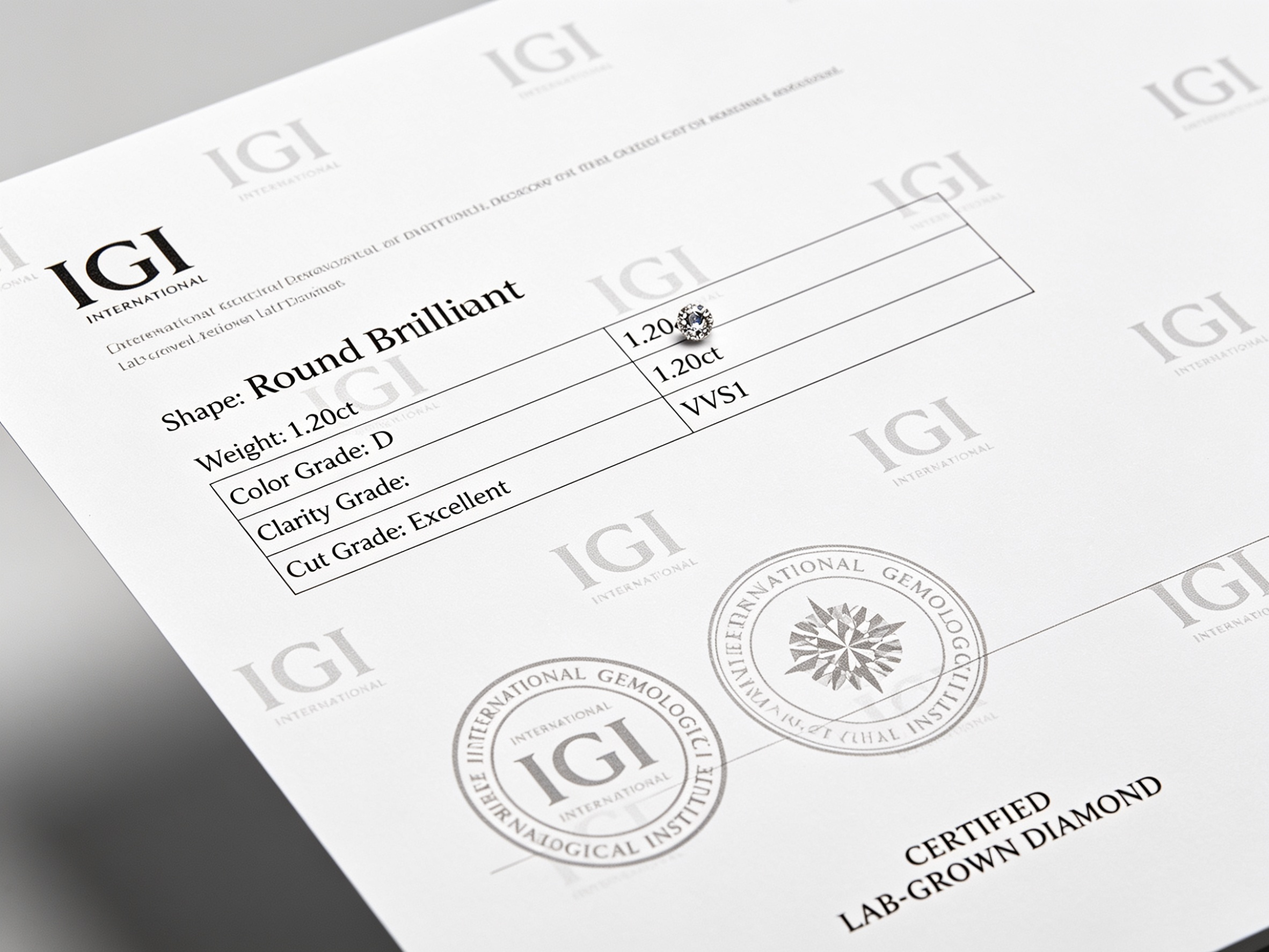 IGI Certificate