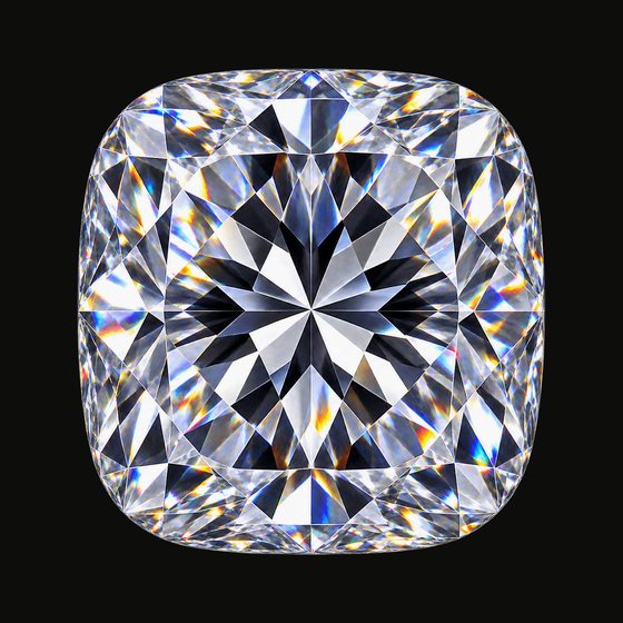 Cushion cut lab-grown diamond