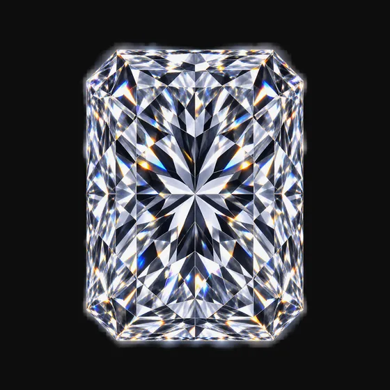 Radiant lab-grown diamond