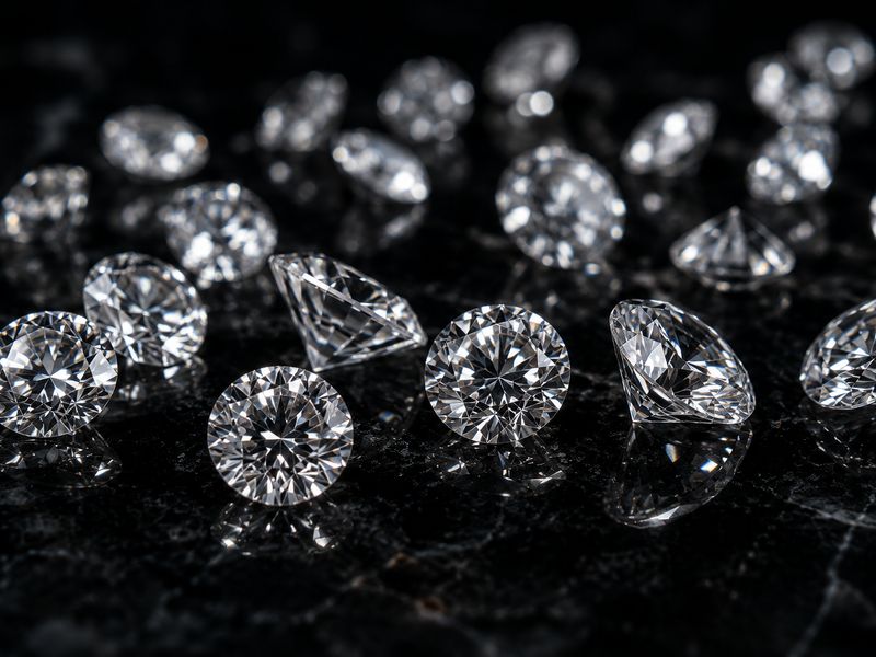Loose lab-grown diamonds representing the extended supplier catalogue